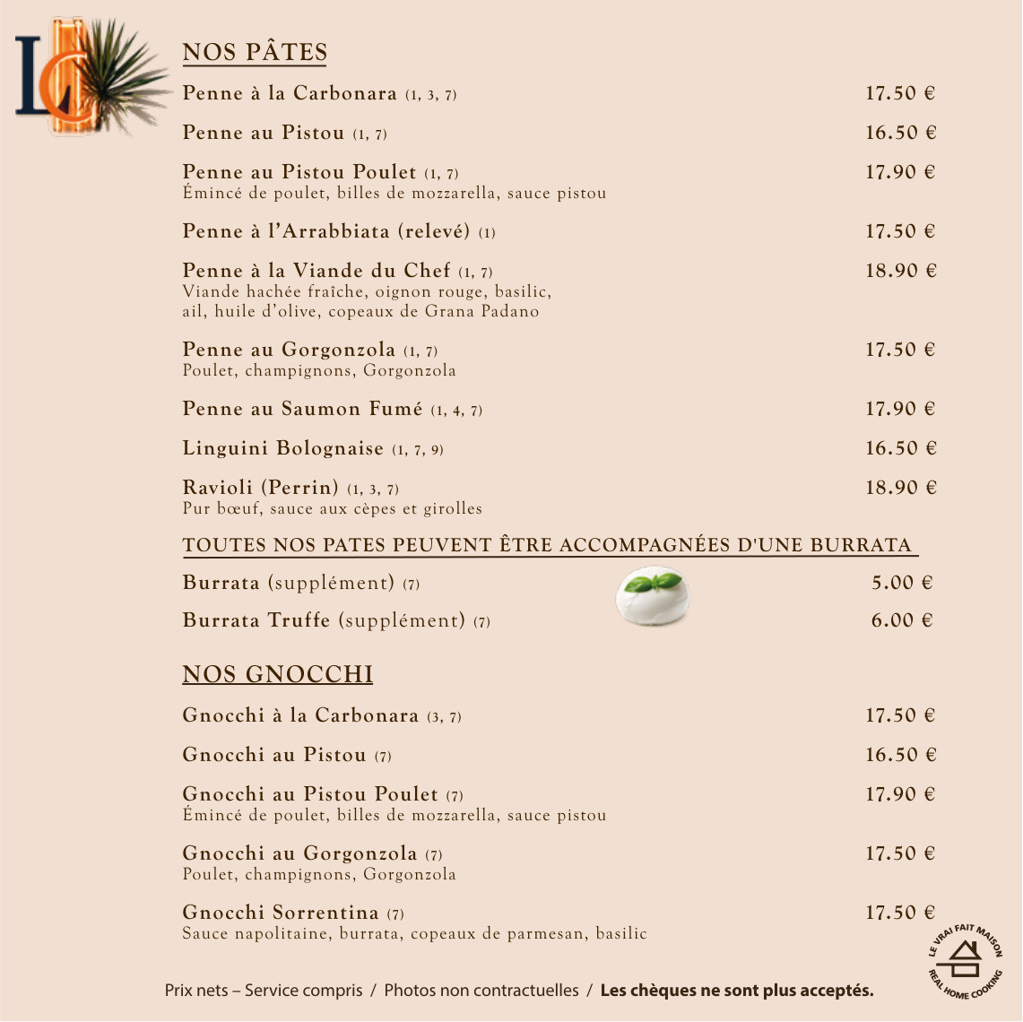 Menu Restaurant - Français - page 5
