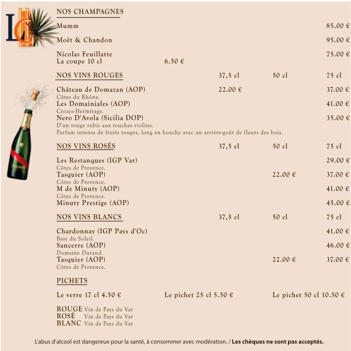 Menu Restaurant - Français - page 9